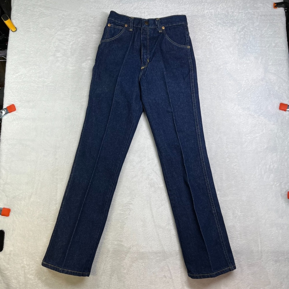 Iron Wood Western Jeans Women's Dark Blue Denim Regular USA Made NWT - 24X28